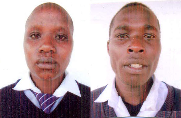 Edmund Kipkirvi and Caroline Chepkemoi