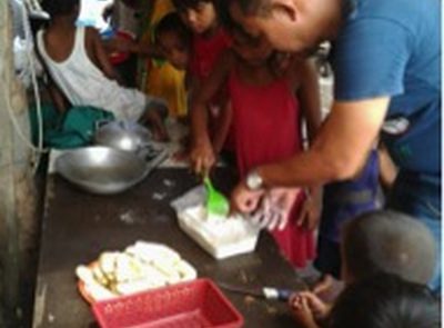 cooking fried bananas group events siac aug 2014