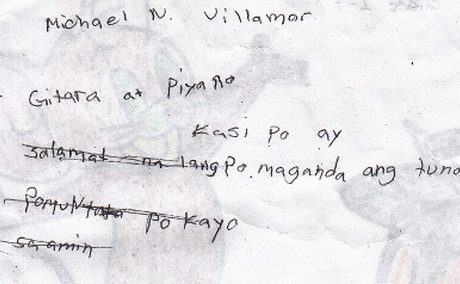 Michael Villarmor Music Program SIAC Jan 2015