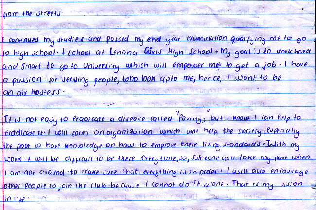 Akinyi Prudence Nike All Women essay Lenana June 2015