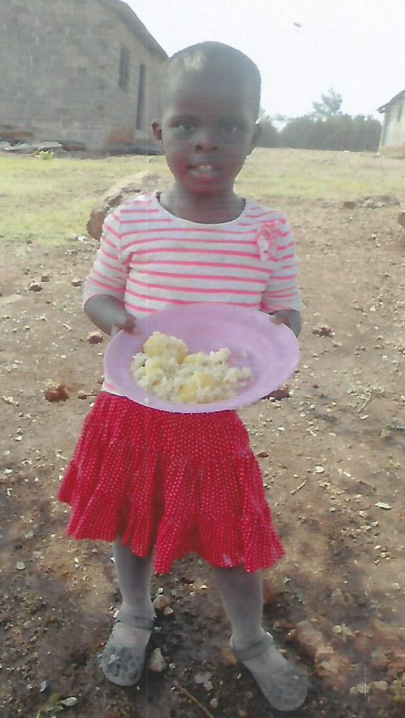 Sara Marona with lunch Namelok Jan 2016