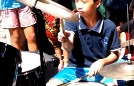 Stephano Abalayam got the drums down CM SIAC Nov 2016