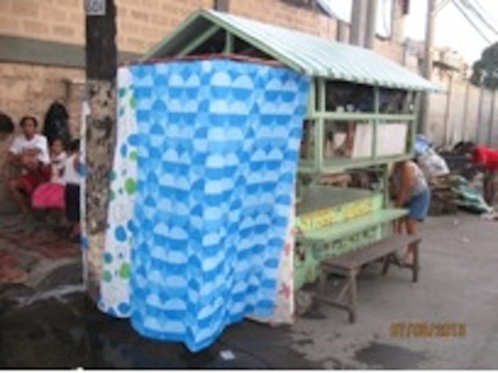 shower in the cart SIAC Aug 2013