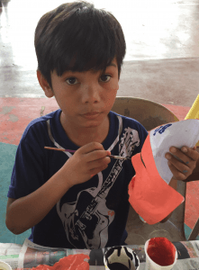 Joshua Palliera painting May2019