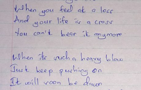 Daphrone Lucheli poem HM 6rh comp thnk you sheet Lenana Dec 2018