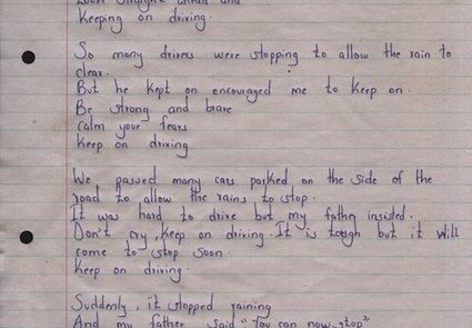 hurriet neema poem keep on driving brady family lenana 2013