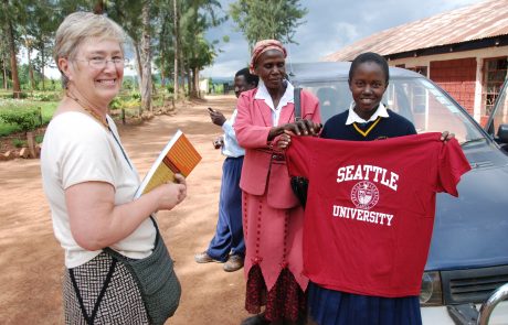 Anne with Seattle University T shirt