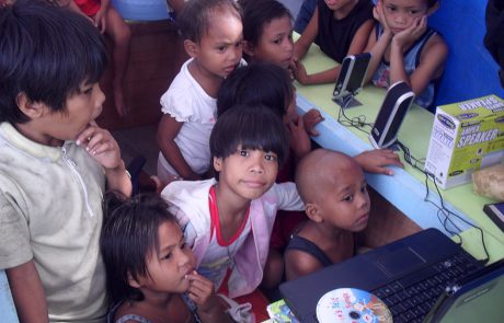 school in a cart