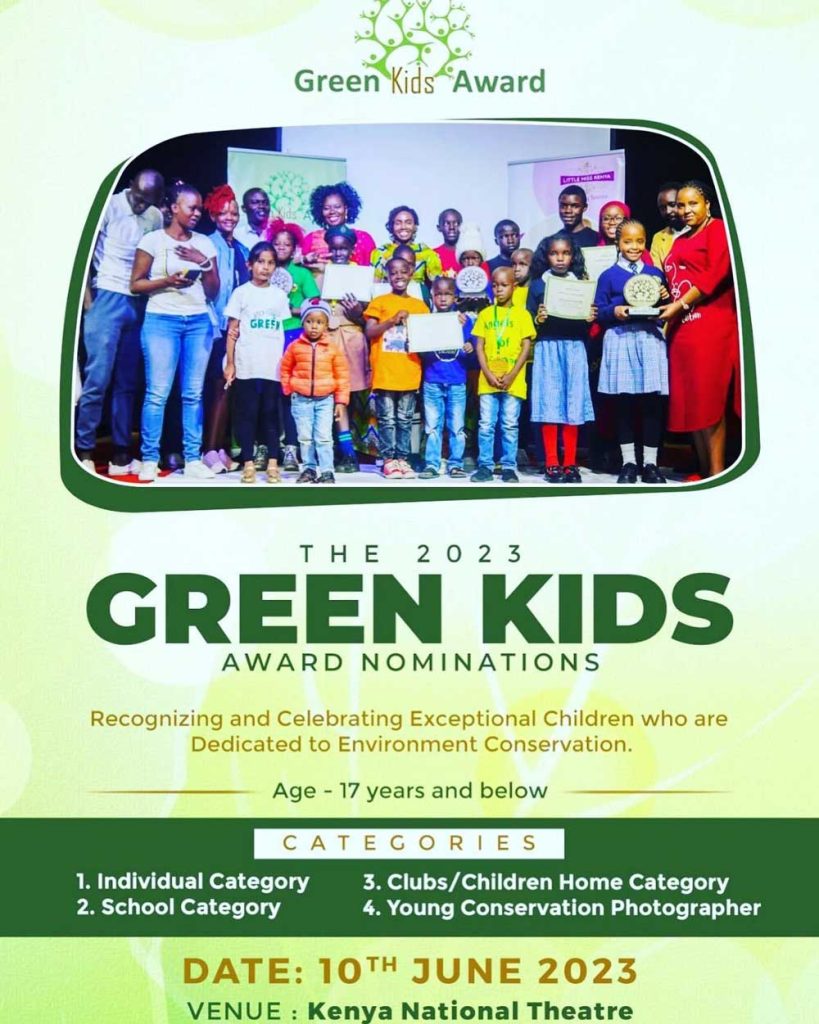 Green-Kids-Awards-flyer-Lenana-2023 Lenana Girls High School Nominates Gloria Vienda for the 2023 Green Kids Awards!